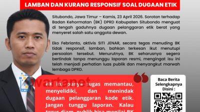 Regulasi Jadi Alasan, BK DPRD Situbondo Didesak Segera Bertindak
